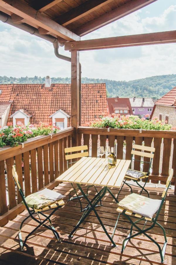 Weingut Leininger Ferienwohnungen Eibelstadt Ngoại thất bức ảnh